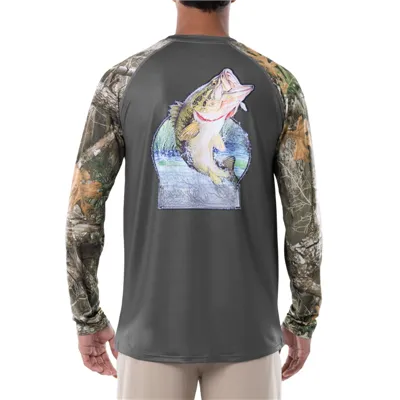 Proizvajalec OEM Ribiška majica z dolgimi rokavi za lov na prostem, UV-zaščita, dihanje, hlajenje